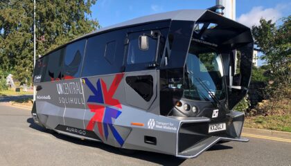 Birmingham Business Park self driving bus