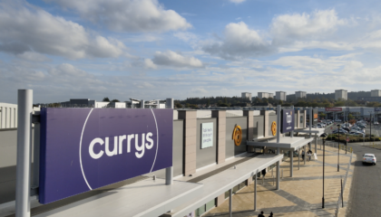 new face of Central Retail Park, Falkirk