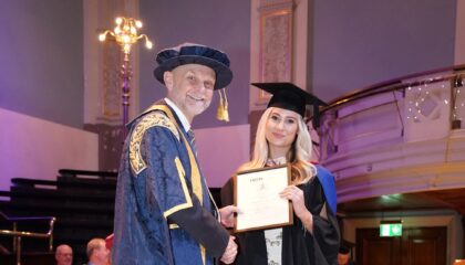 Abigail Ayley awarded best performing UCEM student