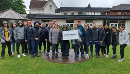 Volunteers at Birmingham Hospice