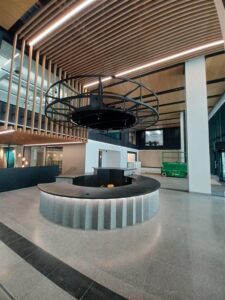 Reception interior at 10 Brindleyplace