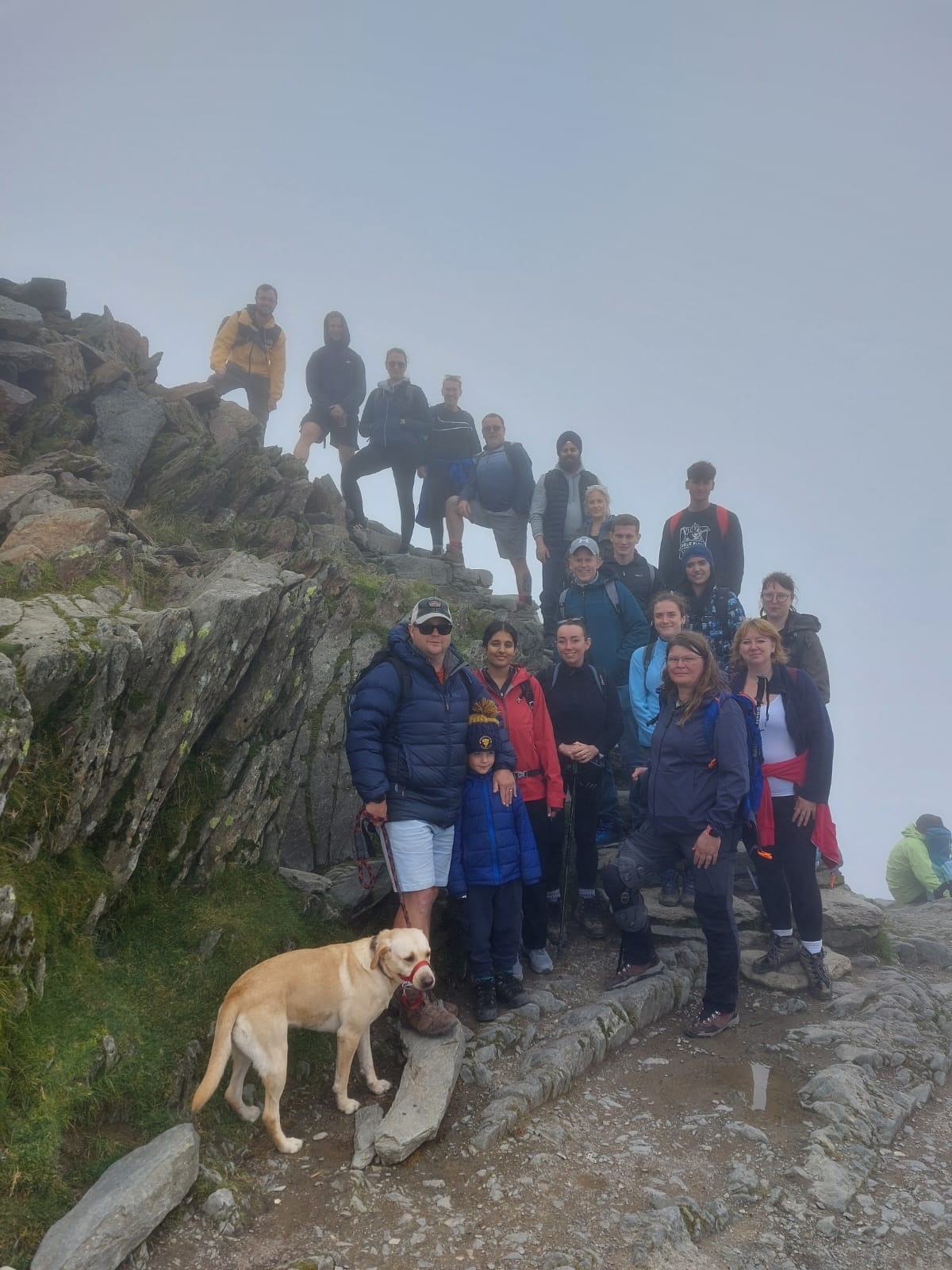 Workman Birmingham team mountain climbing