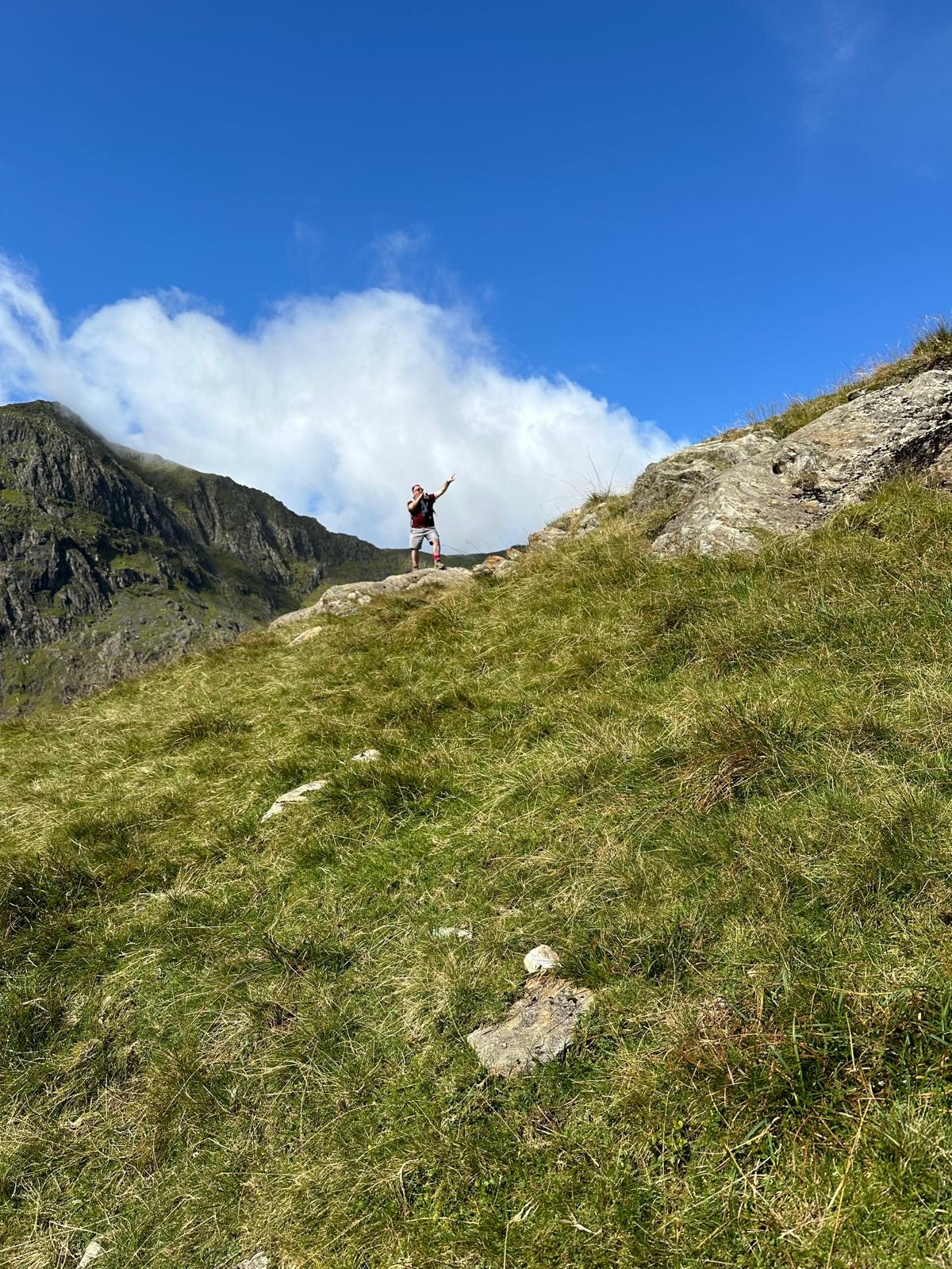 Workman charity mountain climbing