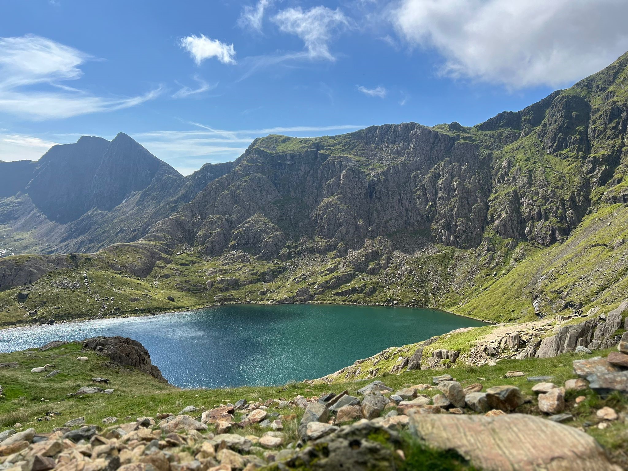 charity mountain climb, Wales